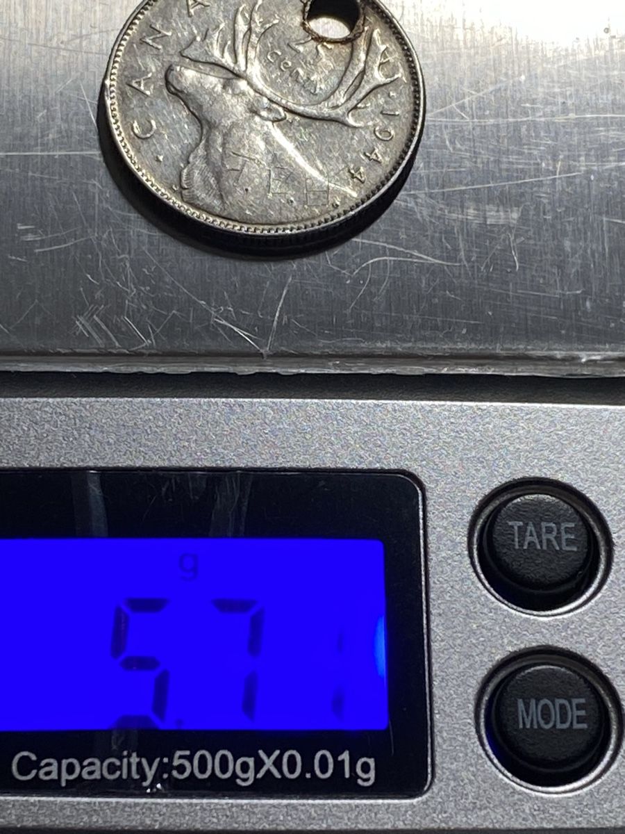 Toutes les monnaies: Canada - 25 cents - 1944 - AG – D'occasion à Payerne par Mike1682 2