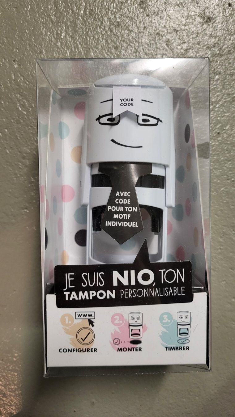Timbri: Nio Stempel Personialisierbar inkl. Code – Nuovo e nell'imballaggio originale da Strengelbach venduto da maskil