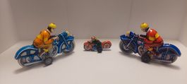 Jouet moto en tole, lots de 3 jouets