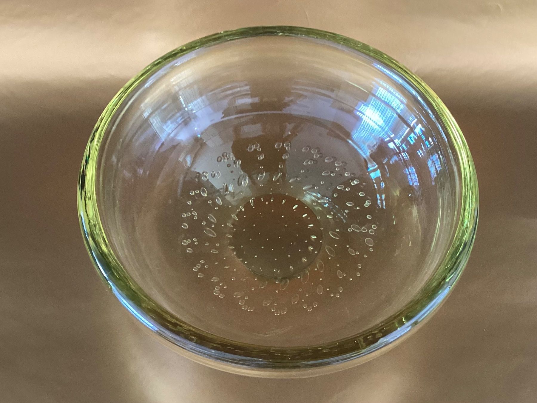Schalen: Glas - Schale gelb / Durchmesser 22cm – Gebraucht aus Beinwil am See von kae_gh7c 1