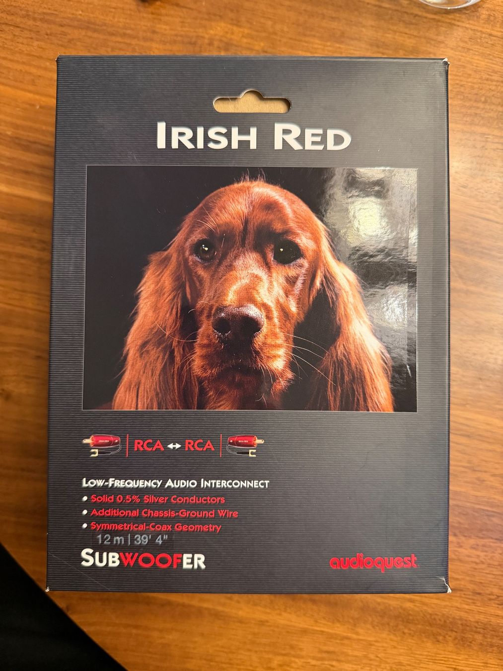 AudioQuest Kabel: Subwoofer Kabel RCA Audioquest Irish Red 12 Meter – Gebraucht aus Horgen von Auction-Kings