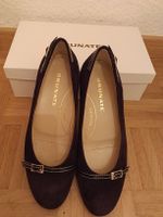 Ballerines Brunate, 37,5(CH), comme neuves, daim (cuir)