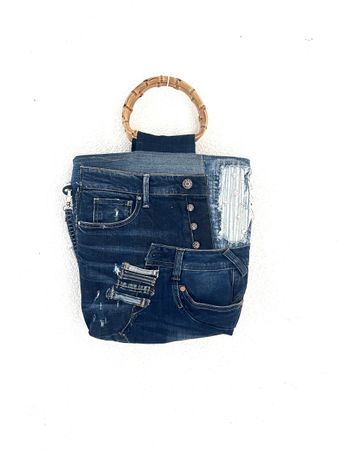 Jeanstasche upcycling handmade