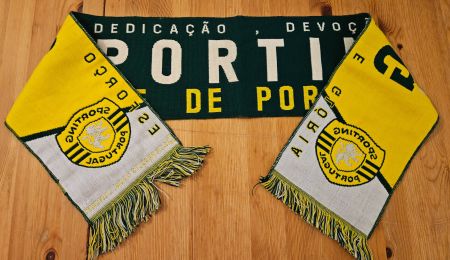 Sporting Lissabon Schal Fussball Fan Club de Portugal Lisboa