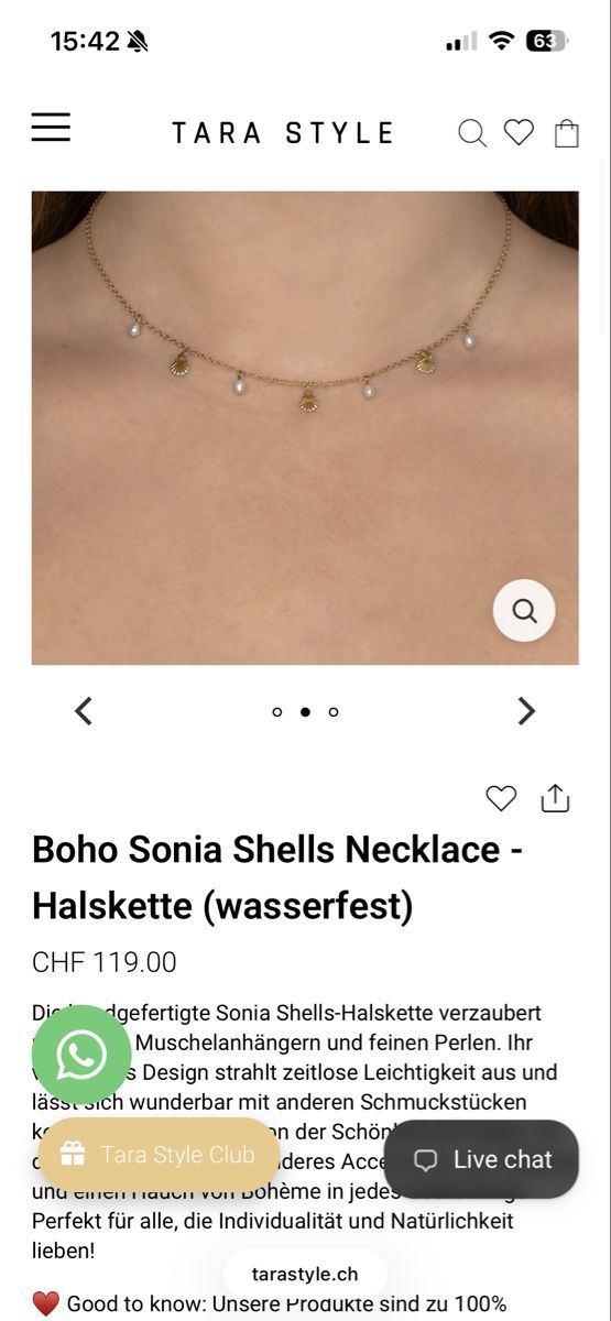 Ketten: Tara Style Halskette – Gebraucht aus Zürich von fal_m7s8 2