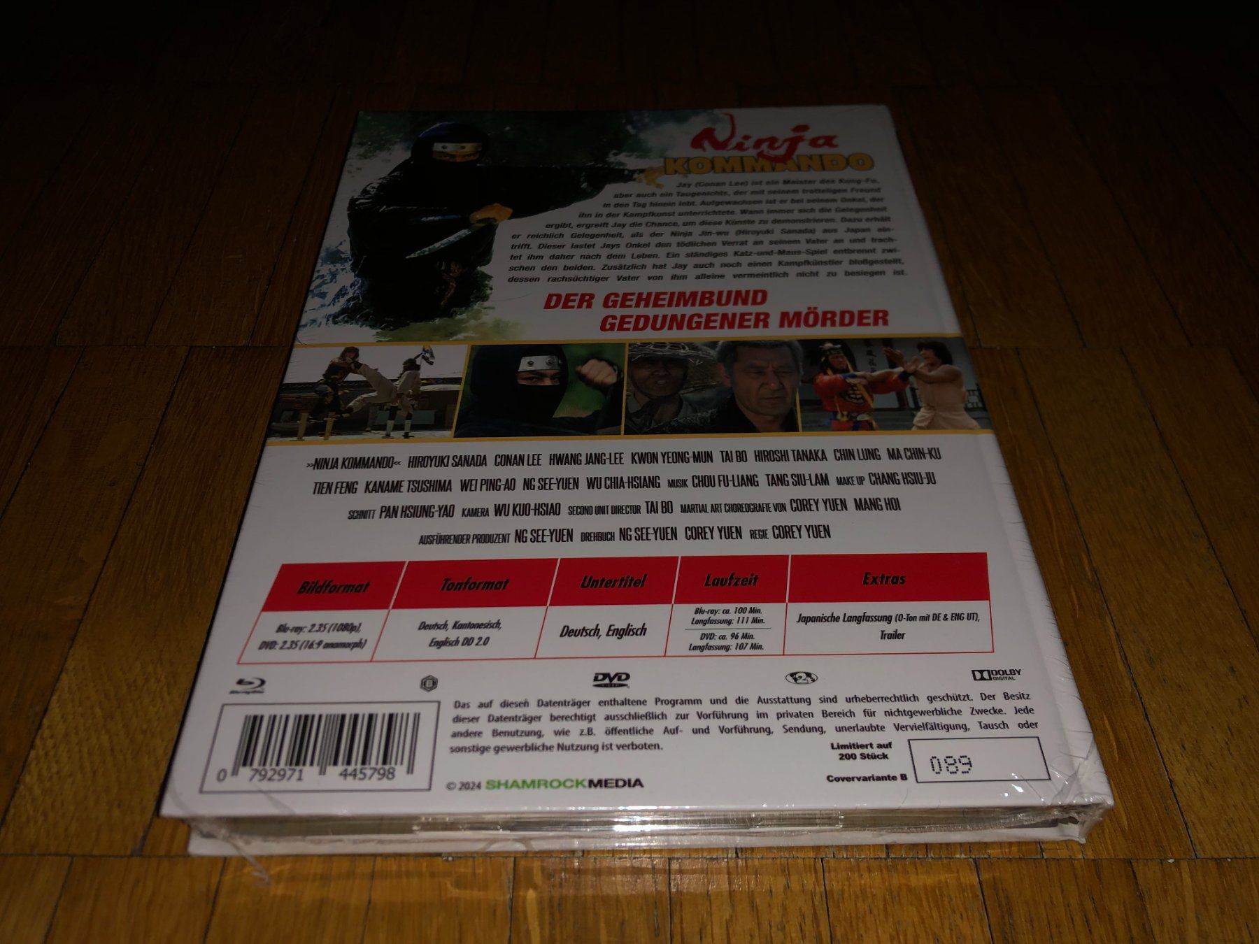 Tutti i DVDs: Ninja Kommando - MEDIABOOK - B - UNCUT – Nuovo e nell'imballaggio originale da Basel venduto da havsok 1