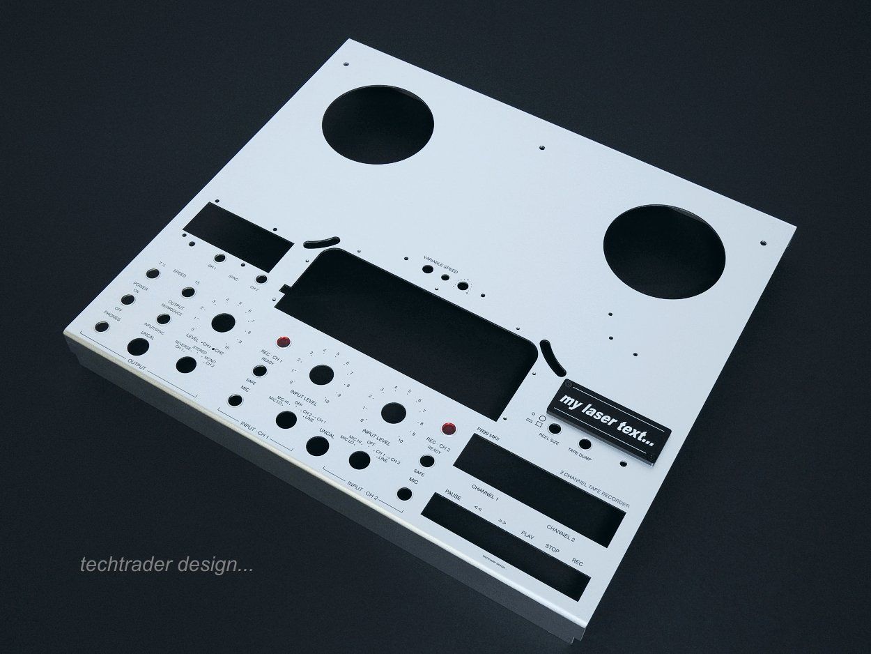 Revox Apparecchi a nastro: Frontpanel - Neuproduktion passend zu ReVox PR99 MKII – Nuovo (secondo la descrizione) da Lohn-Ammannsegg venduto da Techtrading-GmbH 2