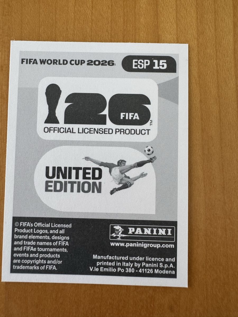 Panini Sammelbilder & Trading cards: Panini WM 2026 - ESP 15 - Yamal – Gebraucht aus Eschenbach SG von Grummelzwerg 1