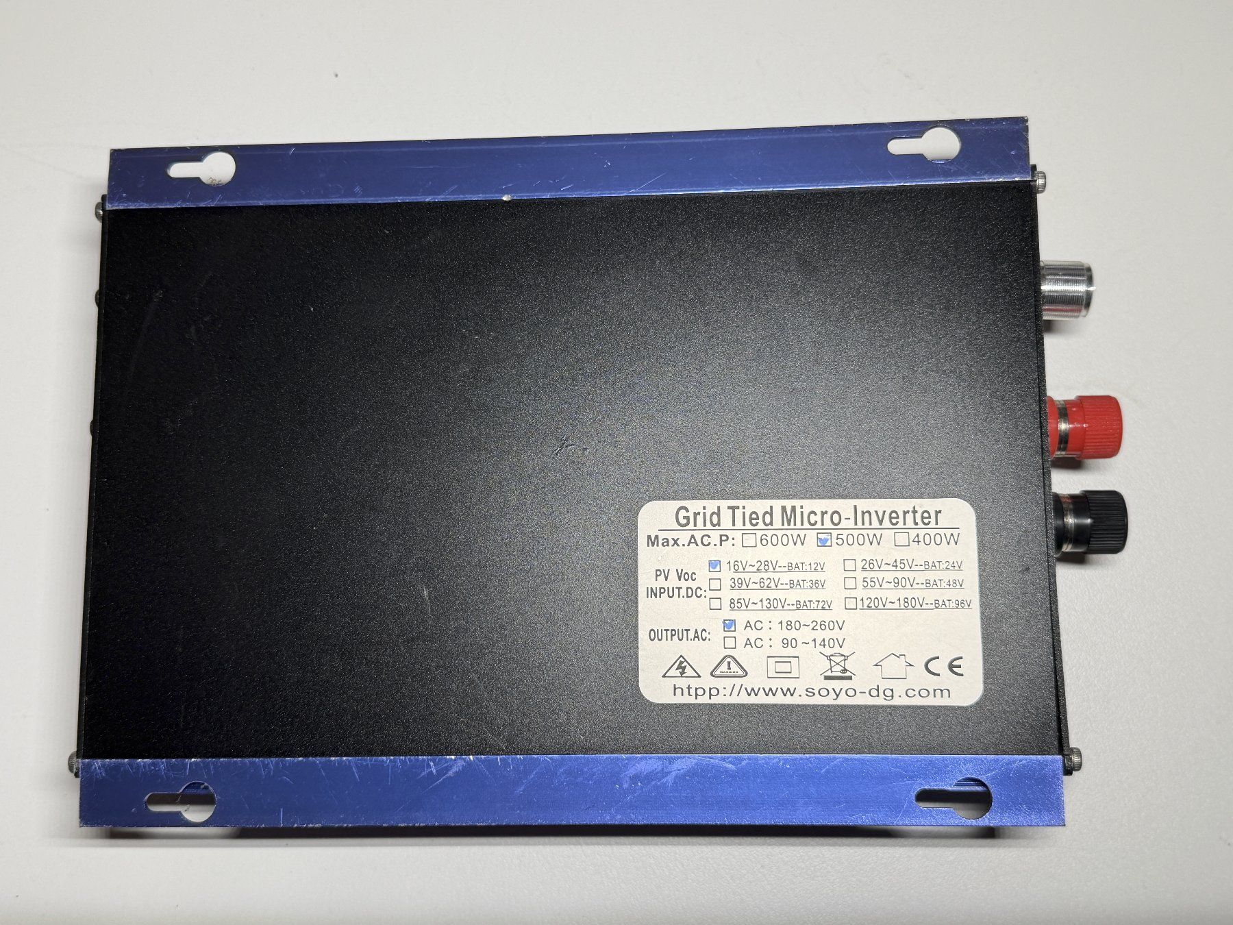 Inverter: 500W Grid Tie Wechselrichter MPPT einstellbar – Usato da Elgg venduto da steho44 3