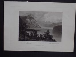 Walensee Aquatinta Krüsi Verlag