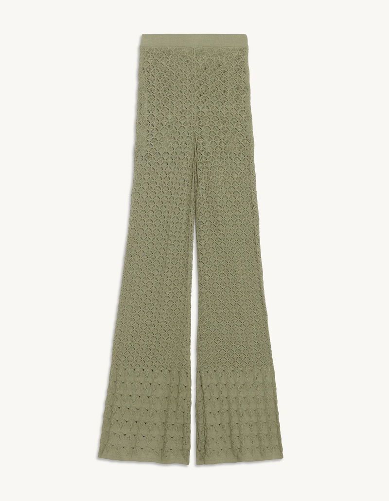 Sandro Pantaloni: Sandro - Pointelle Knit Trousers size 1 – Usato da Rüschlikon venduto da del_f9xw