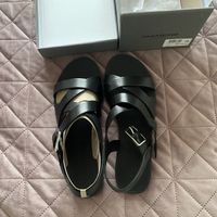 Neue Vagabond Tia 2.0 Ledersandalen – schwarz, Größe 38