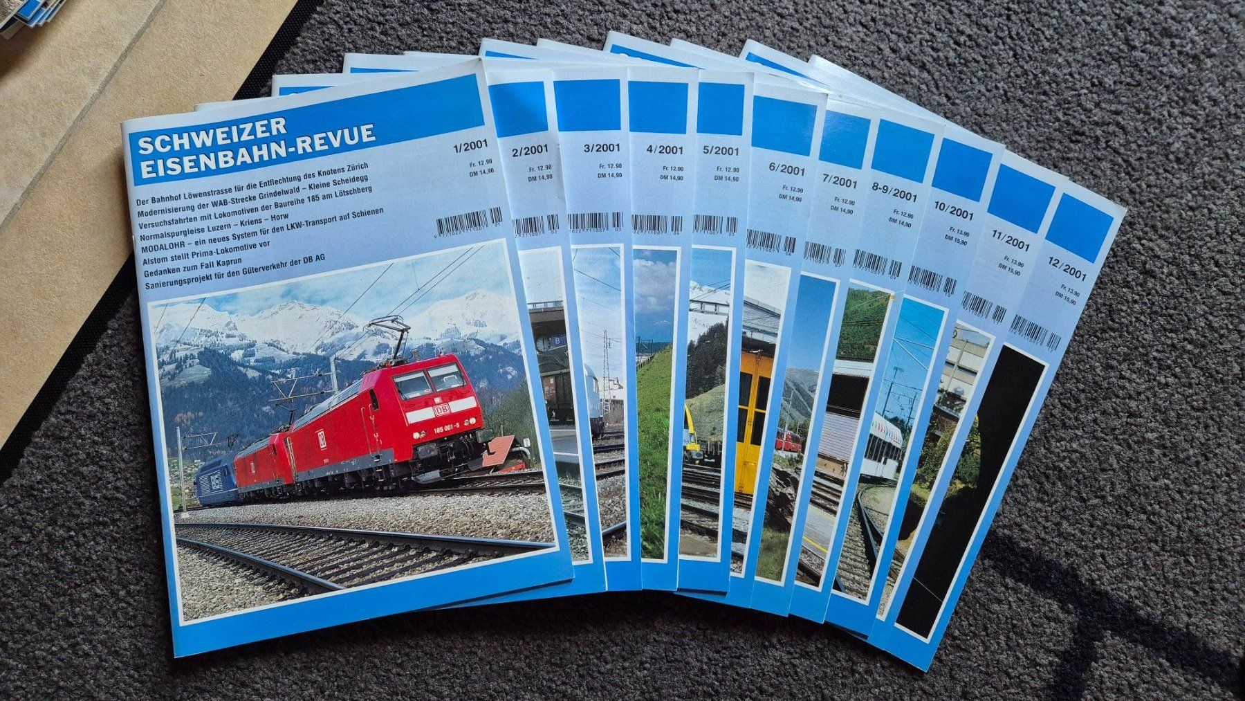 Revues & Magazines: Schweizer Eisenbahn-Revue 2001 – D'occasion à Brienz BE par Chutzli02
