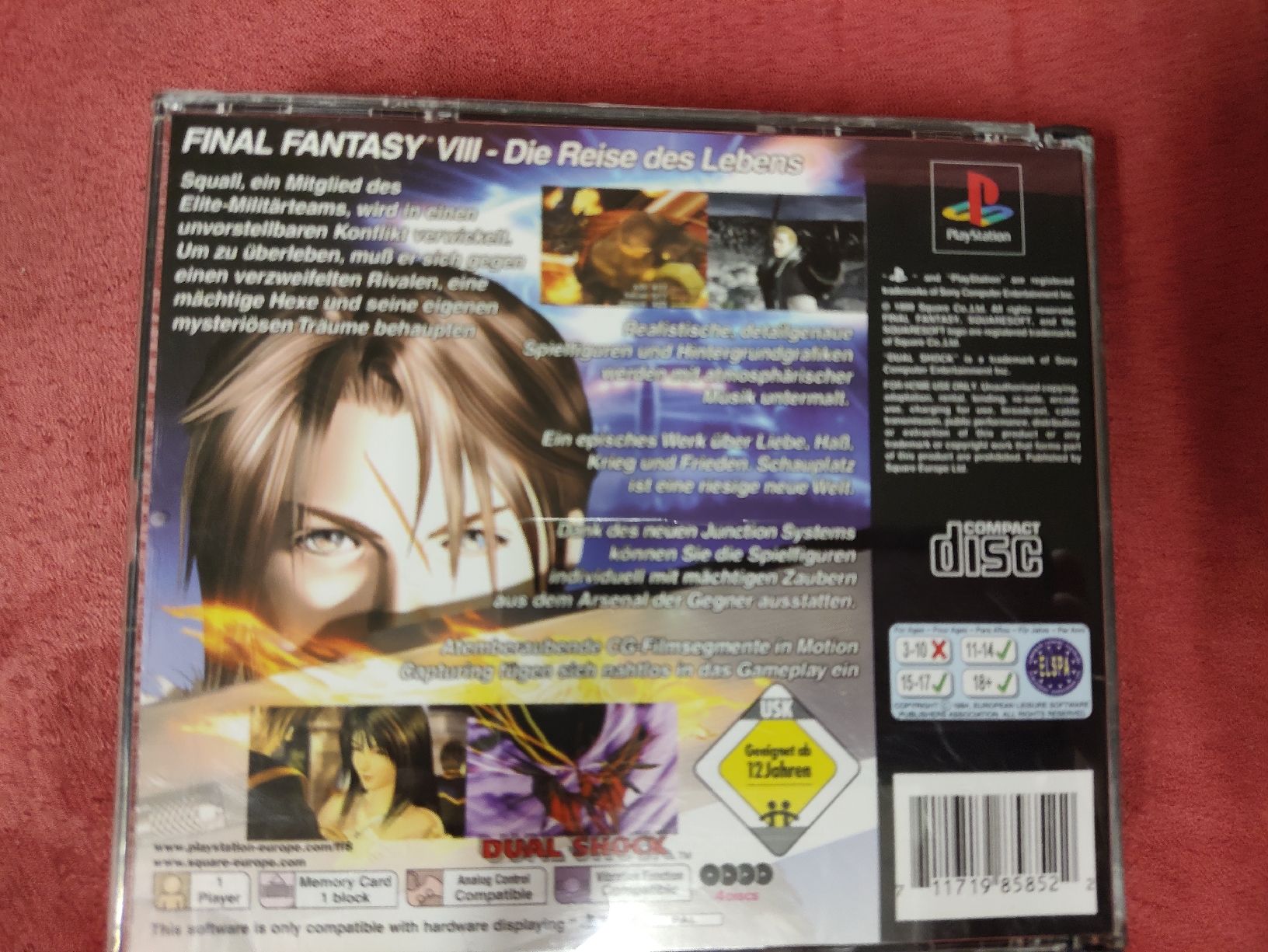 Sony Giochi: Final Fantasy VIII PS1 DE – Usato da Fribourg venduto da PastGame 1