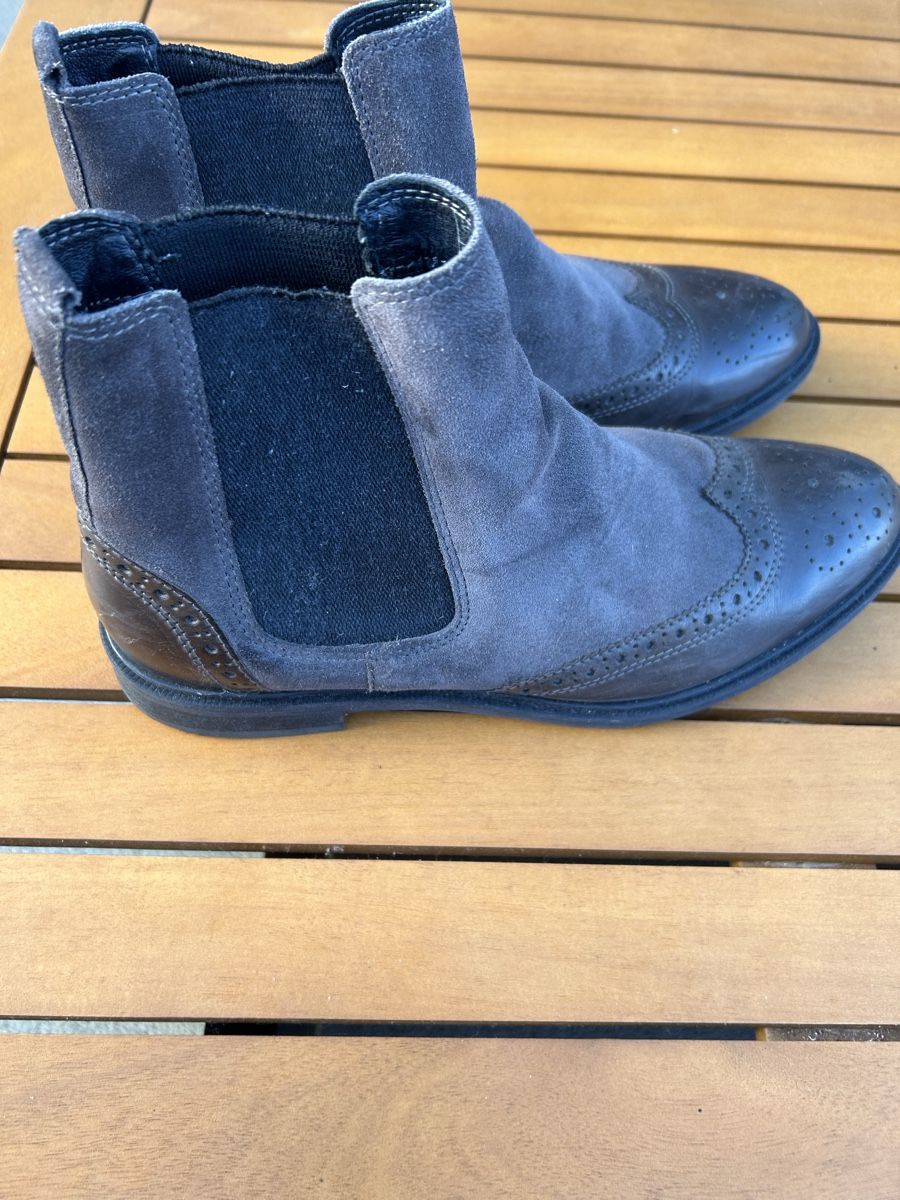 Scarpe da donna: Lederstiefelette von Pier one, Grösse 40, dunkelgrau – Usato da Erlinsbach SO venduto da hallon480 2