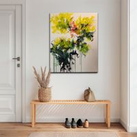 Tableau contemporain « Yellow Bloom » - Marius L. Jensen