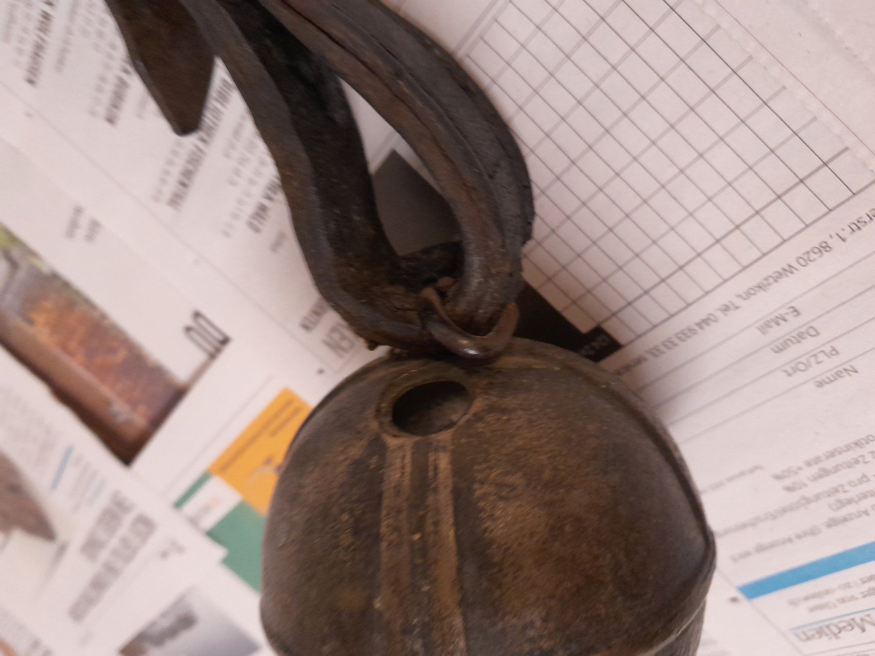 Campanacci mucche: Pferde Rolle Schelle ca.50-55mm – Usato da Rüti ZH venduto da Alemanni 5