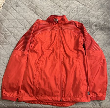 Veste coupe-vent Nike rouge, taille M – Neuve