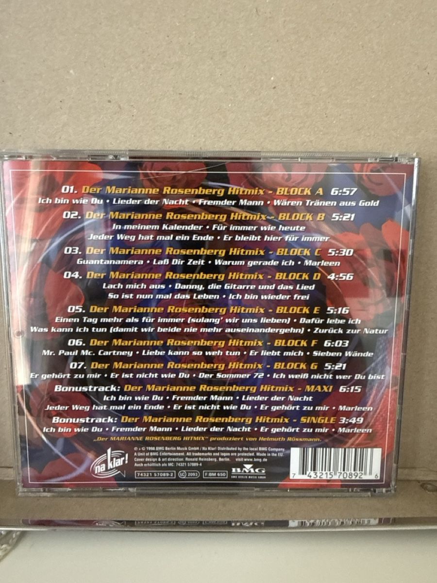 CD: CD Marianne Rosenberg "Hitmix" gebraucht – Usato da Zuzwil SG venduto da Boho-Style 1