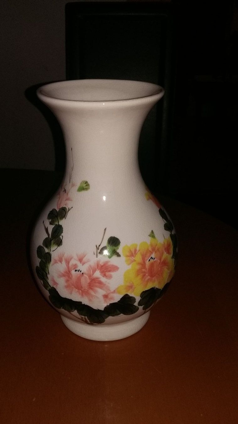 Vasen & Gefässe: Handgemalt CuongPhat Cramic Crquele Vase – Gebraucht aus Bern von Imamrashed 1