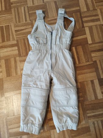 Byte Winter Latzhose Gr 98 Kinder Beige