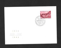Eisenbahn Sonderbrief S. 559 Lötschbergbahn 22.6.1963