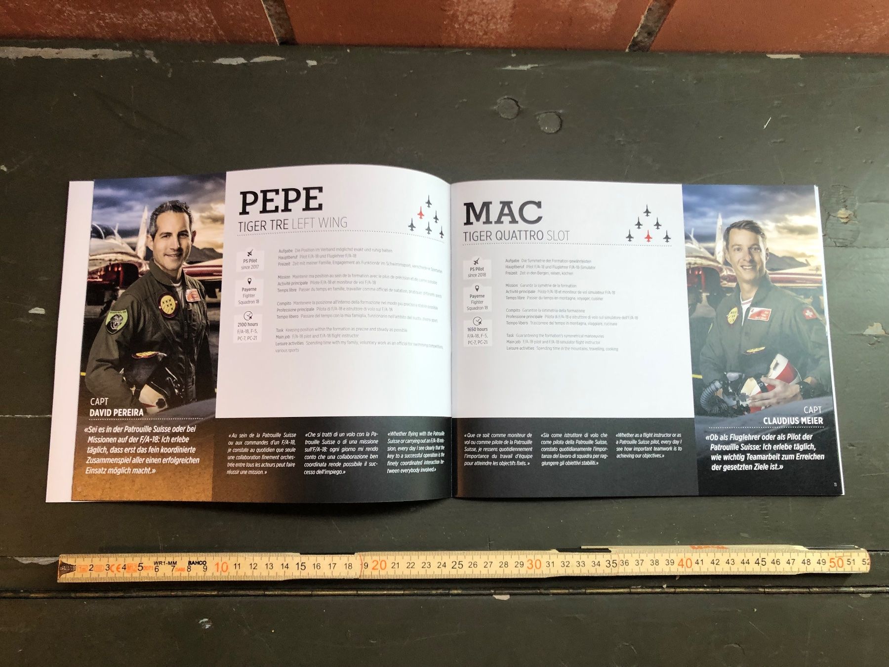 Riviste & Magazine: Schweizer Armee  Patrouille Suisse Luftwaffe Air Force PS – Usato da Madiswil venduto da TEMISO 2