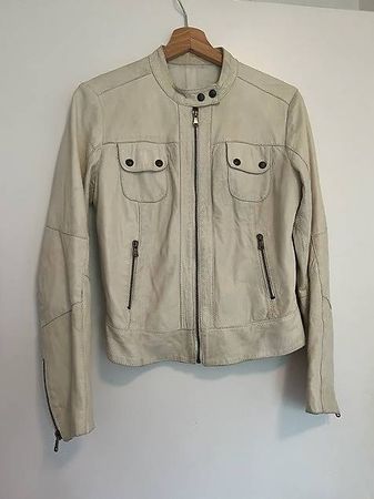 Lederjacke S
