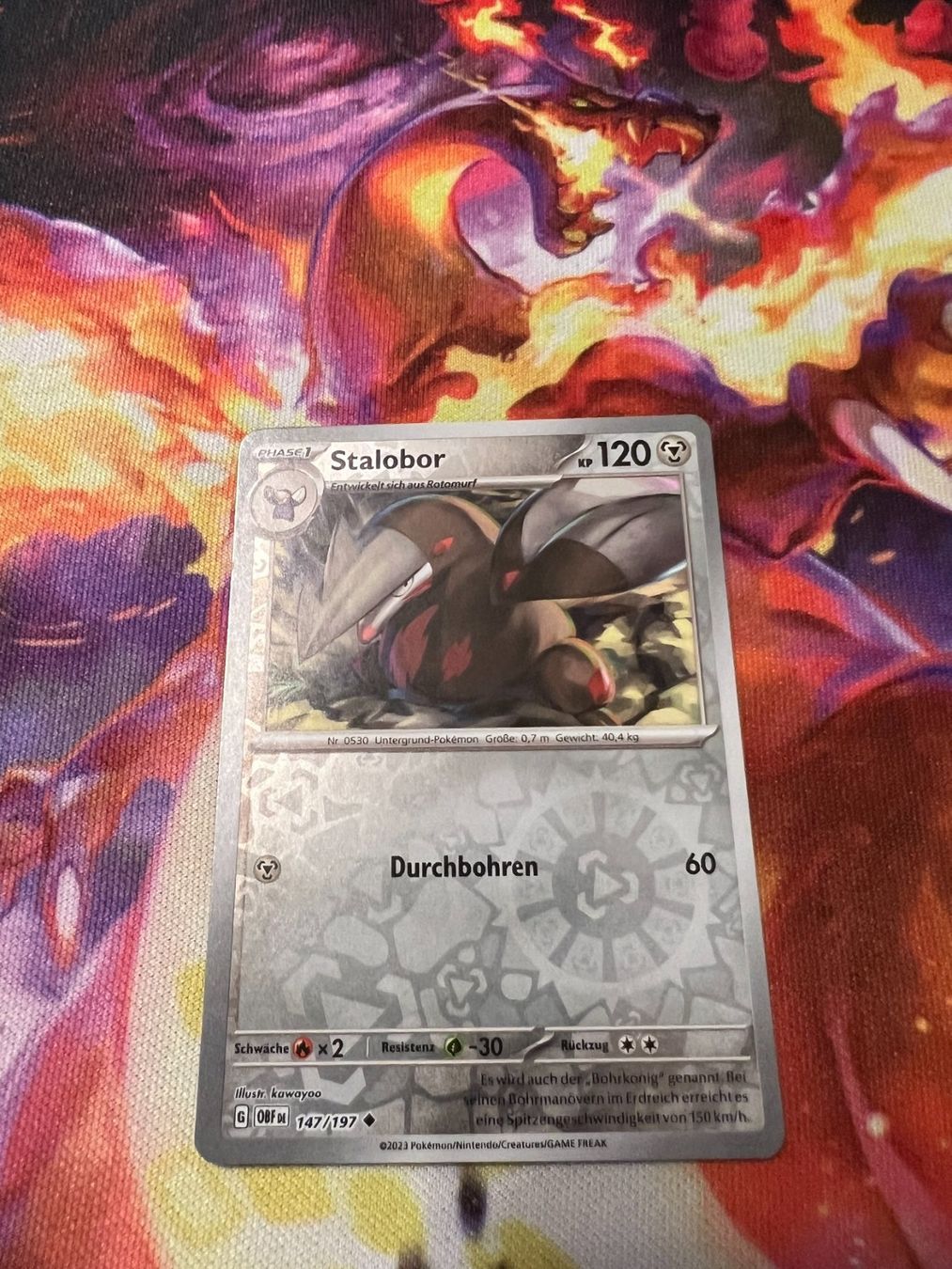 Pokémon Carte collezionabili: Stalobor (OBF 147) / Reverse Holo / Obsidianflammen – Nuovo (secondo la descrizione) da Bülach venduto da CherryBlu
