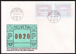ATM 6A_Ersttag 1. BREITE ZIFFERN in der Schweiz !!_15.4.83 !