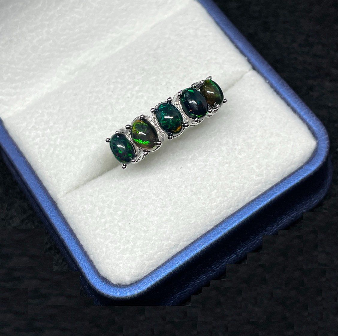 Ringe: Australischer Opal Ring, Silber Gr. 59, verstellbar – Neu (gemäss Beschreibung) aus Thun von Creative-Art-Tess