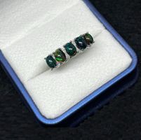 Australischer Opal Ring, Silber Gr. 59, verstellbar