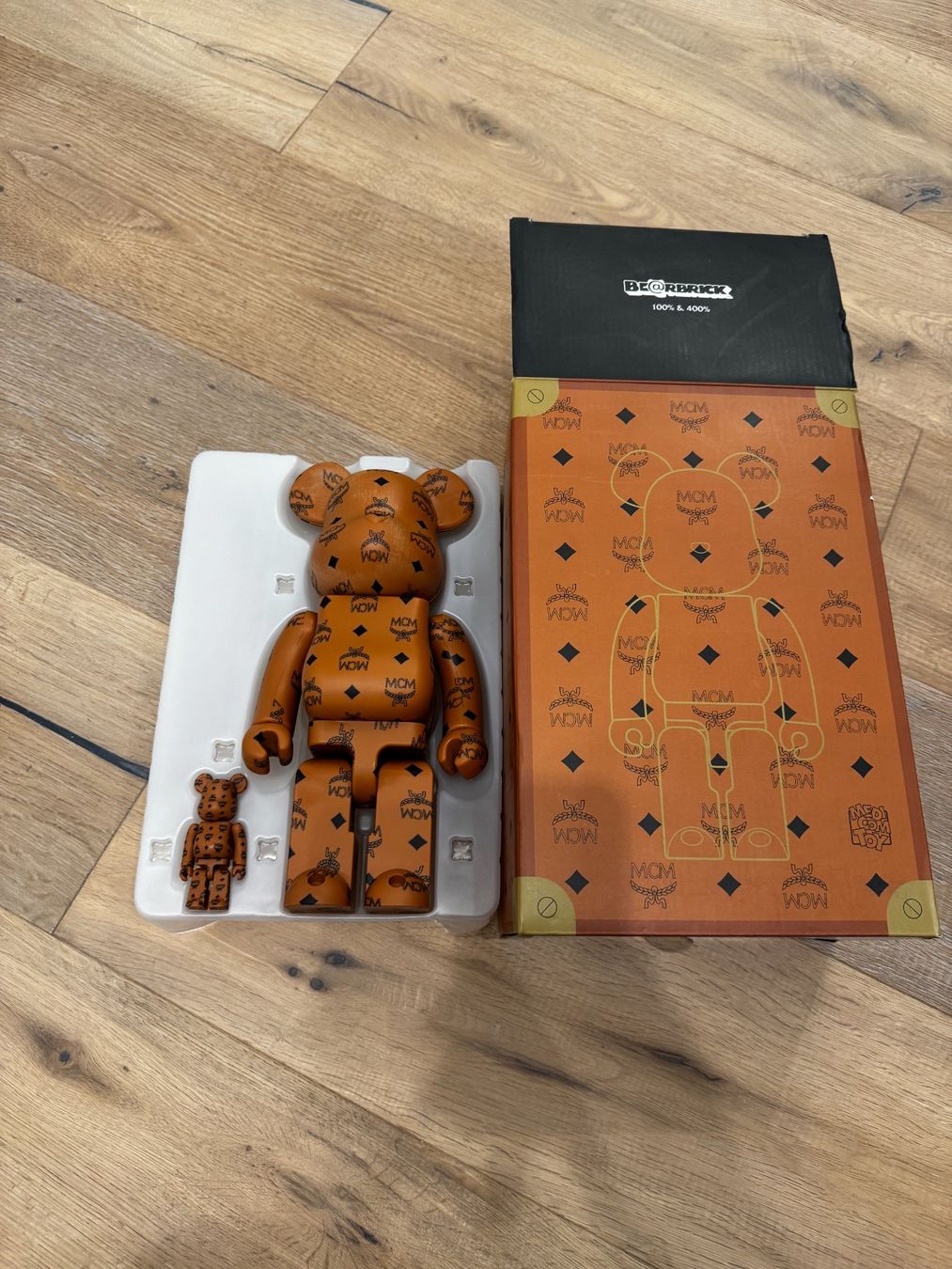 Figuren: Be@rbrick Bearbrick x MCM 100% 400% Set Brown – Gebraucht aus Wangen SZ von Rol_20 3