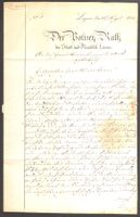 Eduard Pfyffer von Altishofen Tagsatzung Luzern Brief 1823