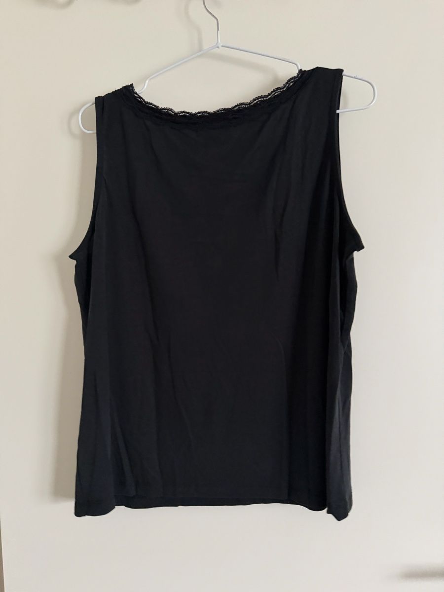 Top: Street One Top mit Spitze Gr. 40 Schwarz – Usato da Langnau am Albis venduto da Schneeflocke92 4