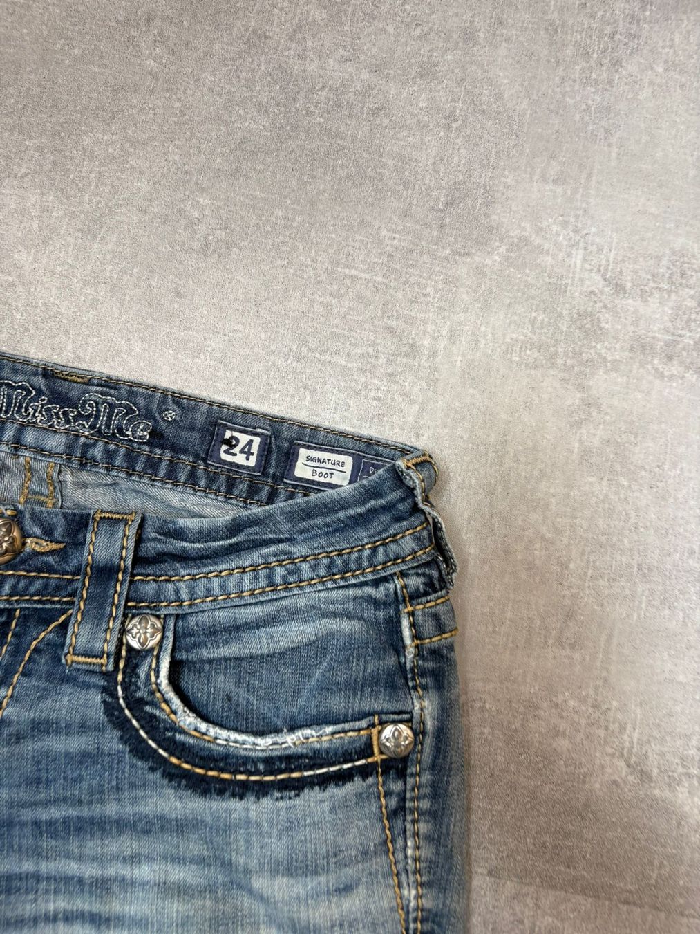 Jeans: Miss Me Bootcut Flared Jeans - Grösse S/24 – Usato da Werdenberg venduto da hase.vintage 4