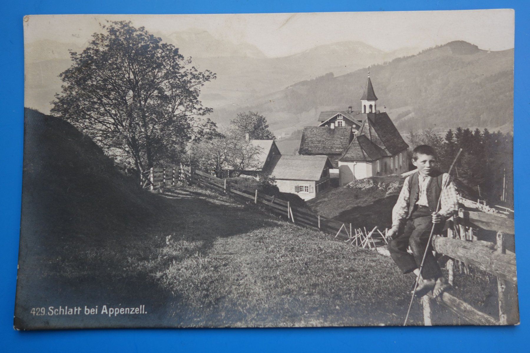 Ansichtskarten: SCHLATT  bei Appenzell - 1916 – Gebraucht aus Ibach von Ibanto