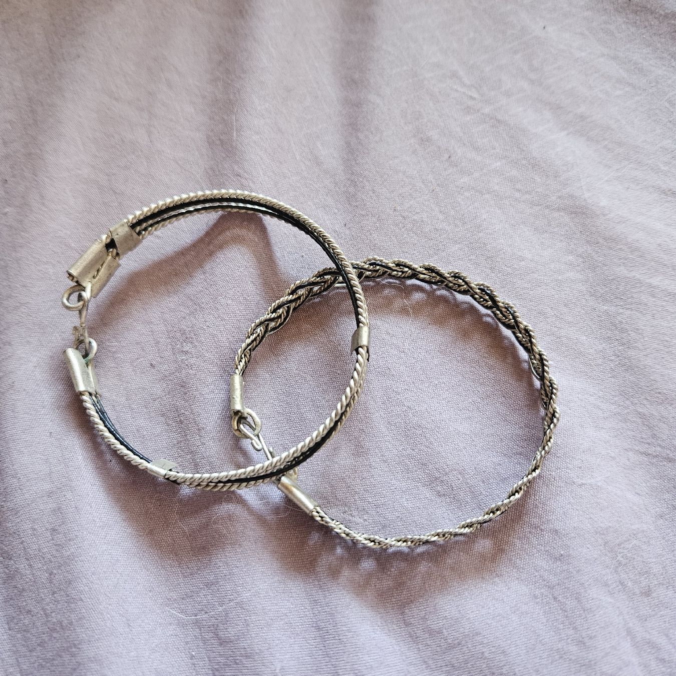 Bracelets: bracelets argentés style tressé – D'occasion à St-gingolph par mel_6vrj 3