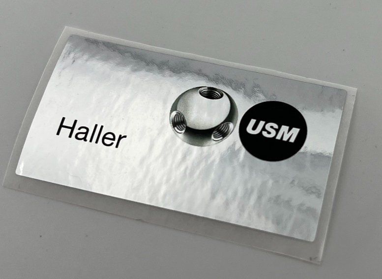 Aufkleber: usm Haller Aufkleber mit Kugel – Neu (gemäss Beschreibung) aus Luzern von lu1387