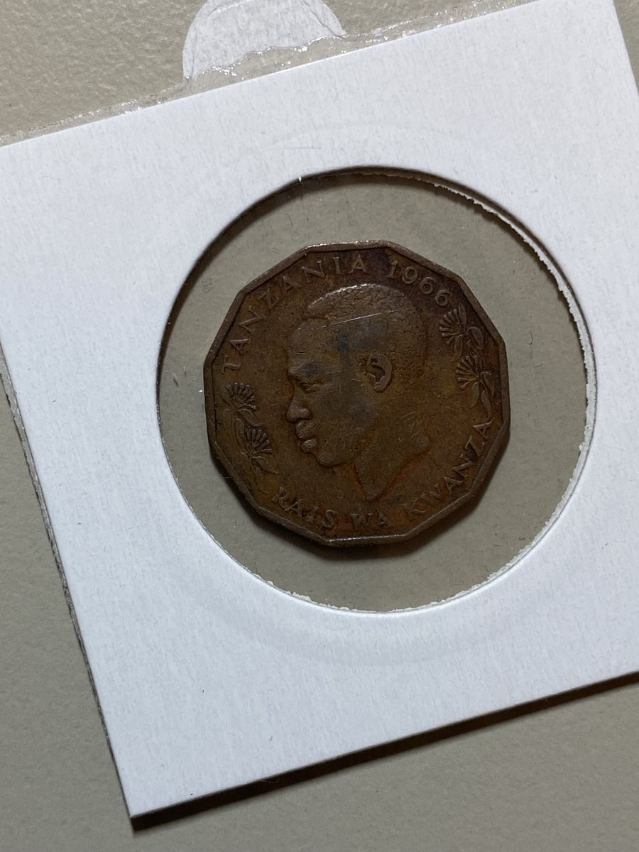 Tutti le monete: Tanzanie - 5 cents - 1966 – Usato da Payerne venduto da Mike1682 1