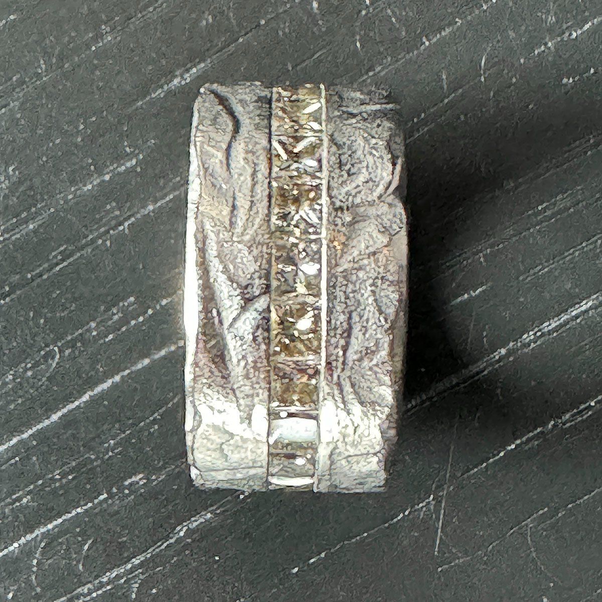 Anelli: Ring, Weissgold, Diamanten – Usato da Bern venduto da Funkykingdom 1