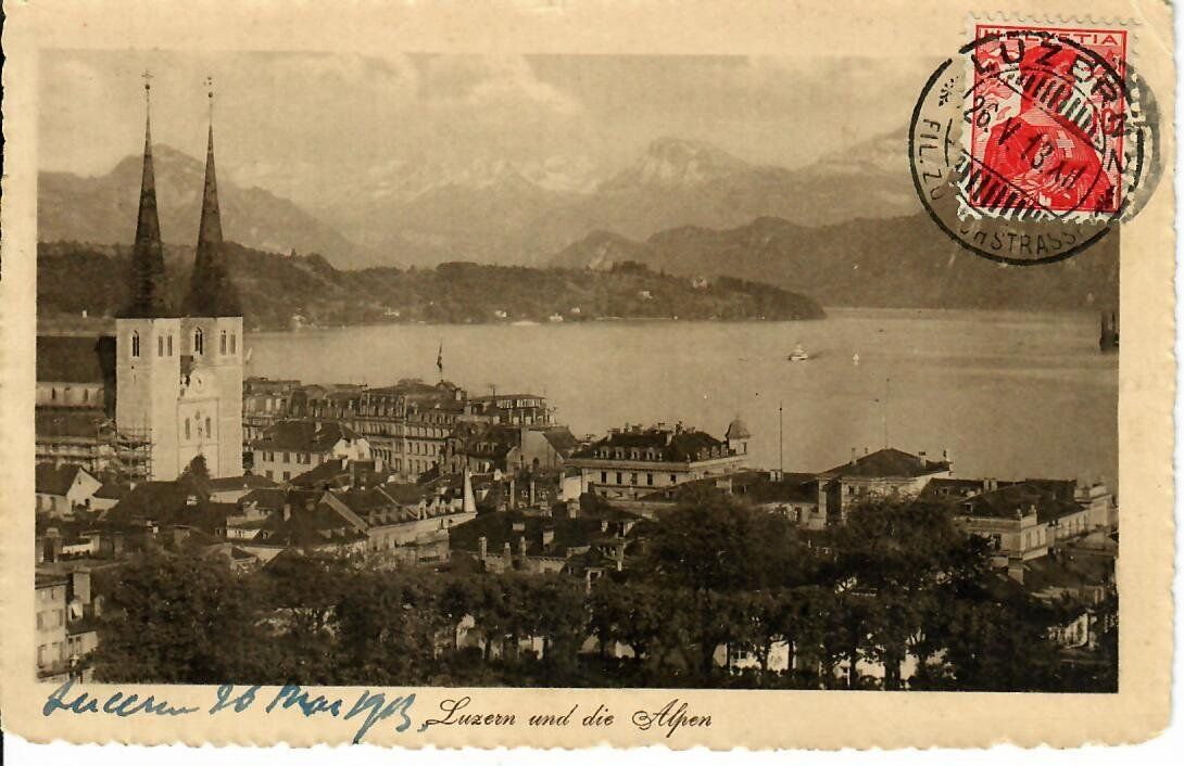 Ansichtskarten: Luzern 1913 – Gebraucht aus Hochdorf von Ziegel-16