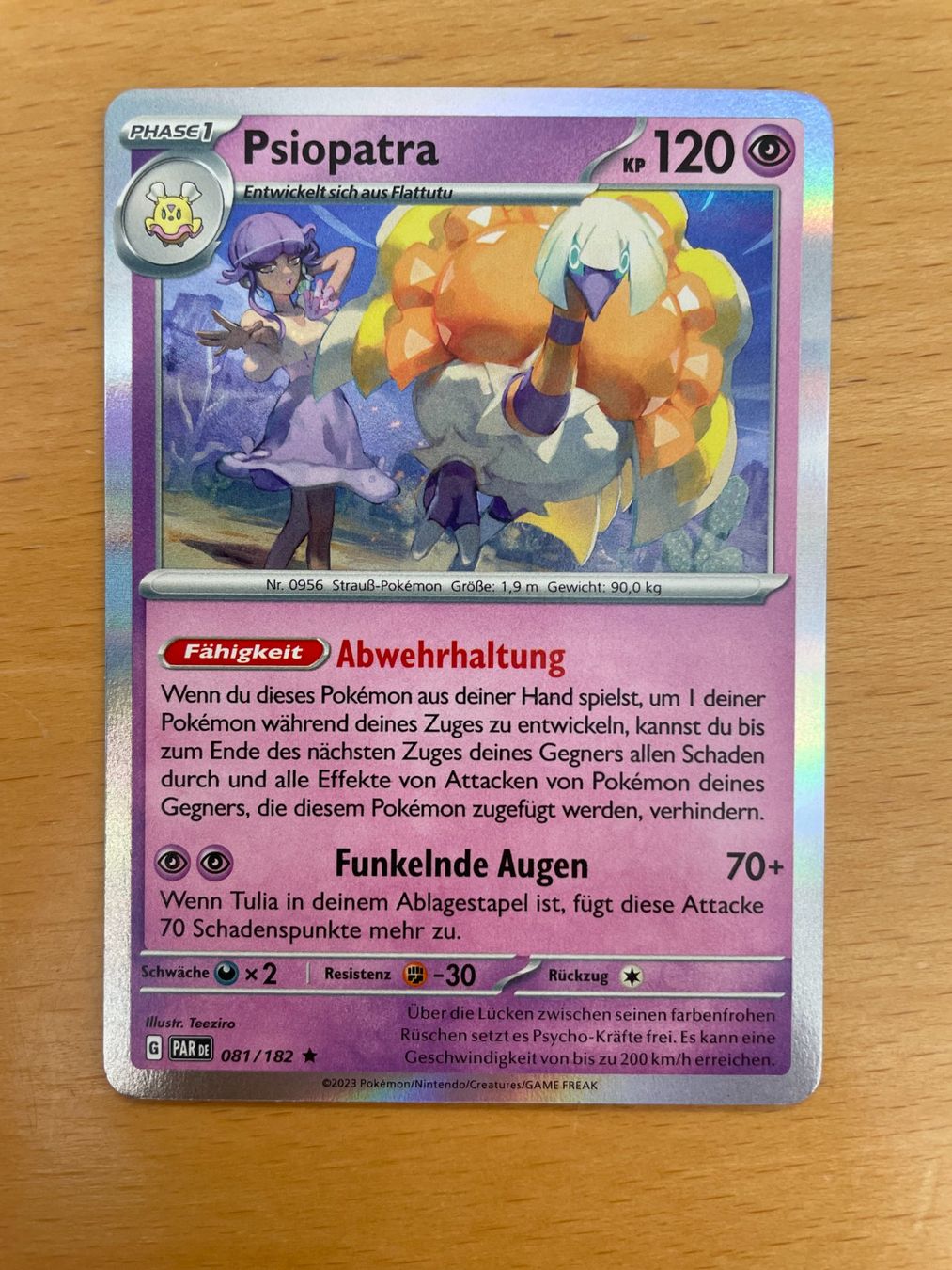 Pokémon Carte collezionabili: Pokemon Psiopatra Holo (Versand gratis) – Nuovo (secondo la descrizione) da Chur venduto da Angerson