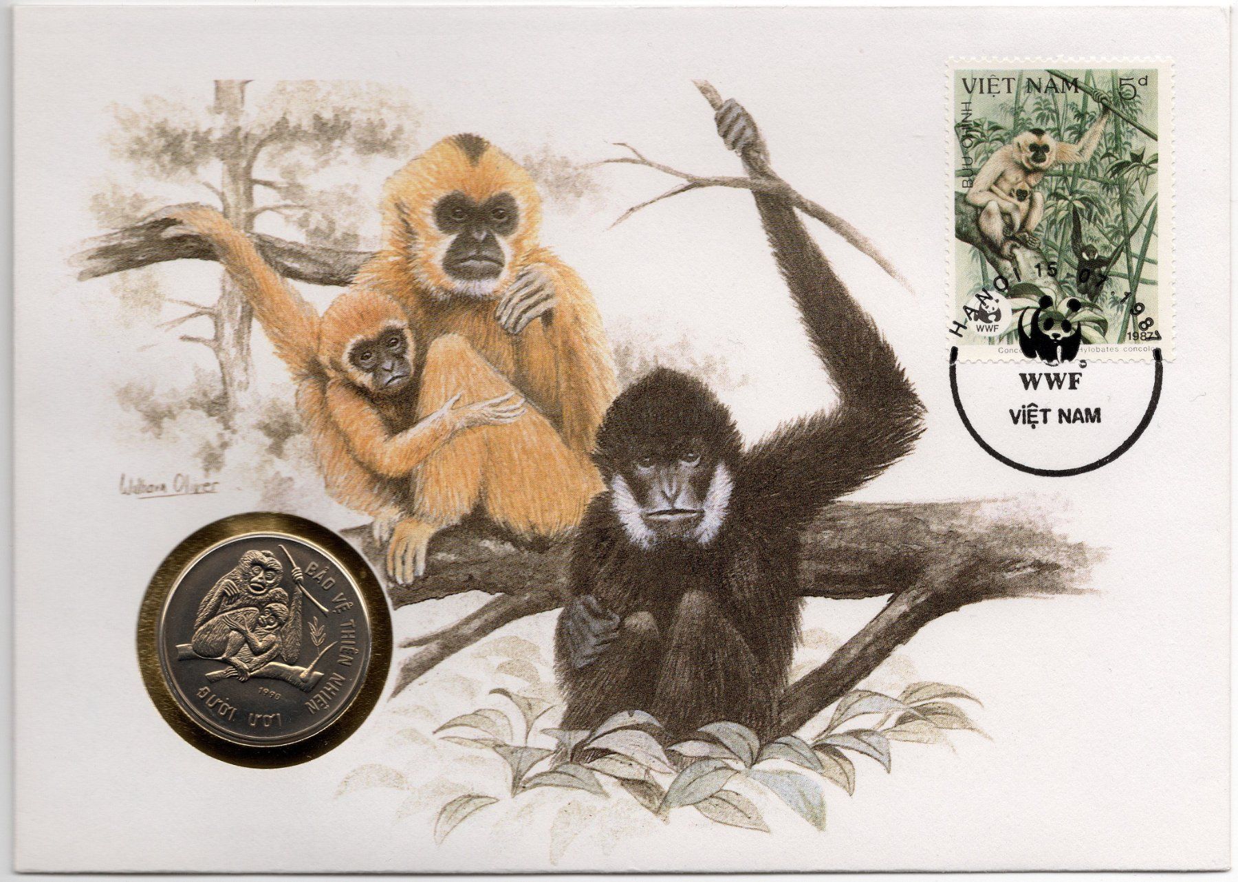 Tutti le monete: Numisbrief Vietnam WWF – Nuovo e nell'imballaggio originale da Wittenwil venduto da Khunruedi