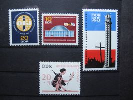 DDR 1966 Gedenkstätte / Unbesiegbahr Vietnam   **