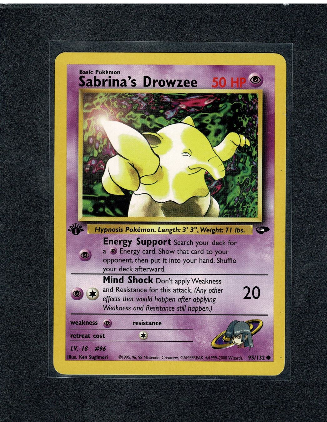 Pokémon Carte collezionabili: Sabrina's Drowzee - 1st edition Gym Challenge – Usato da Giubiasco venduto da rude01