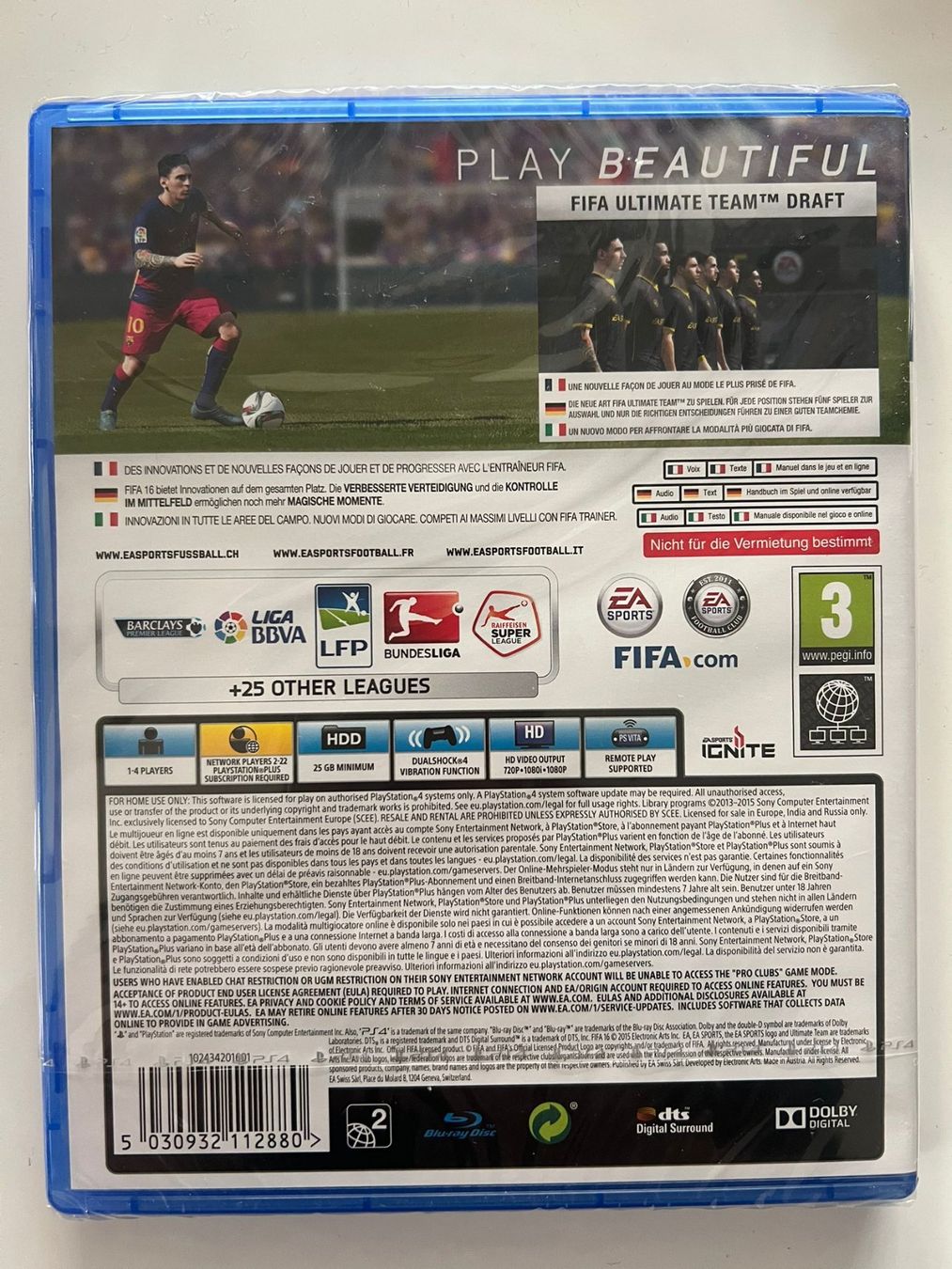 Sony Spiele: PS4 Game FIFA 16 – Neu und originalverpackt aus Horw von Bagel02 1
