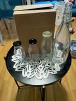 Slow juicer Hurom+Glass bottles for juices(small,medium,big)
