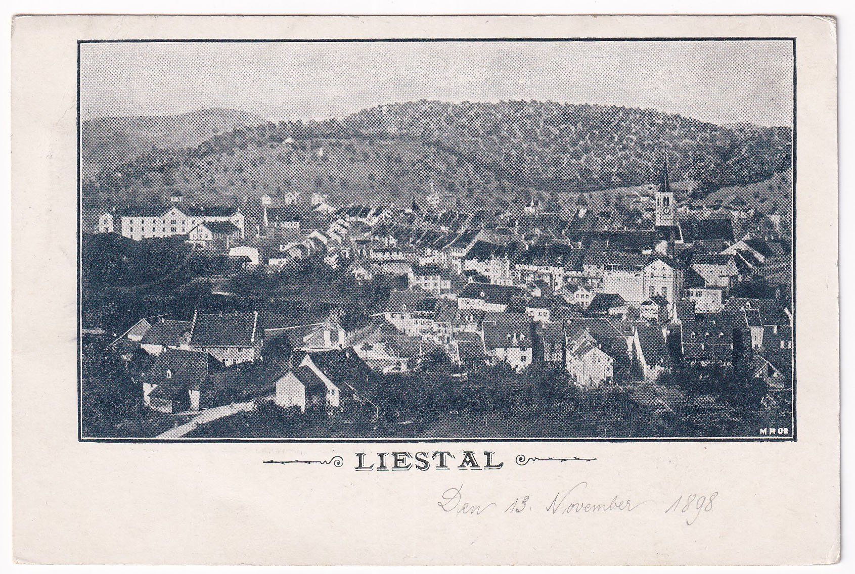 Cartoline postali: Liestal 1898 – Usato da Cormoret venduto da Pascalll2001