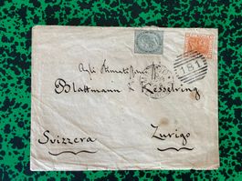Briefumschlag Blattmann & Kesselring Poststempel 181 Stem...